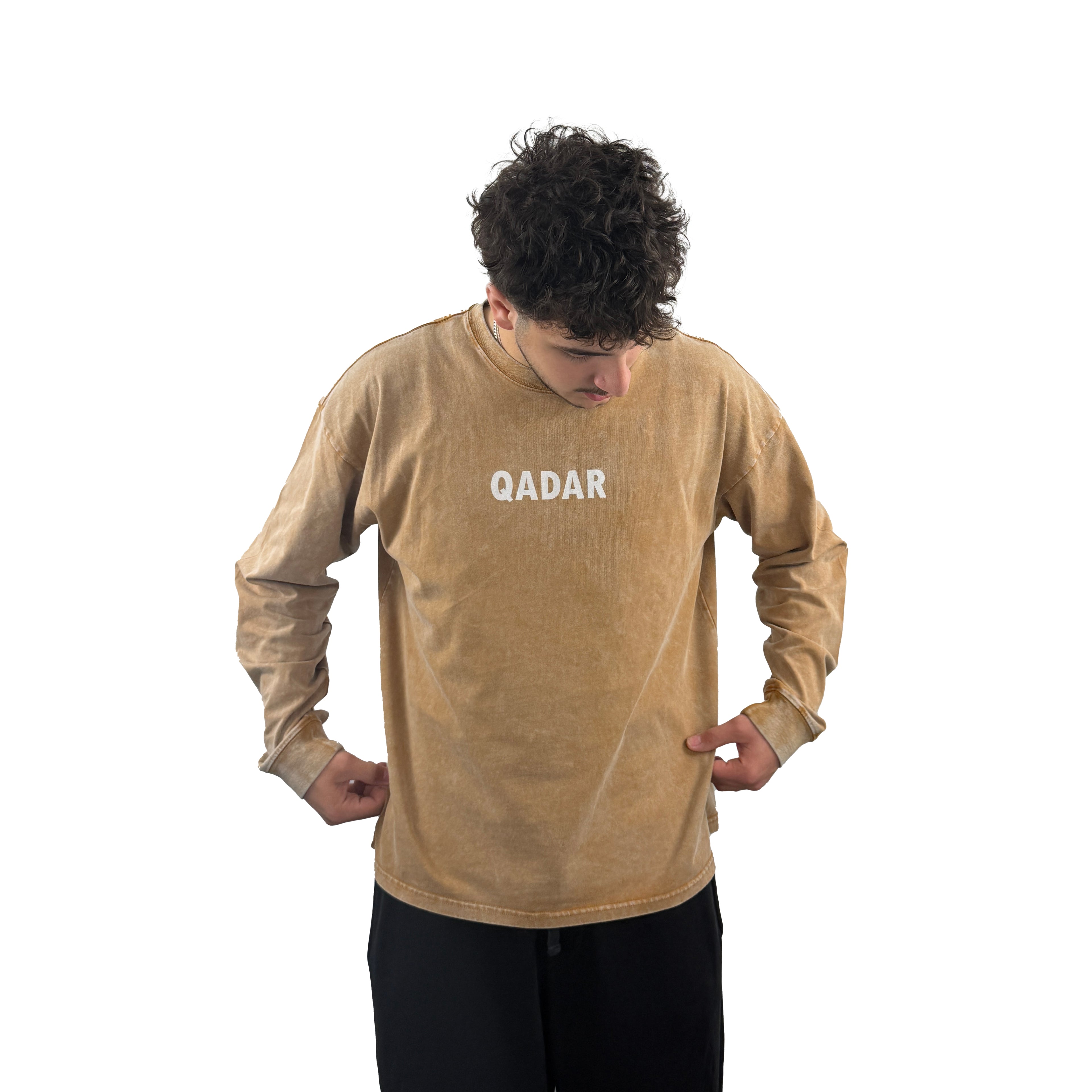 Acid Wash Oversize Long Sleeve T-Shirt