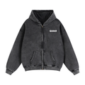Zip-Through Boxy QADAR Hoodie